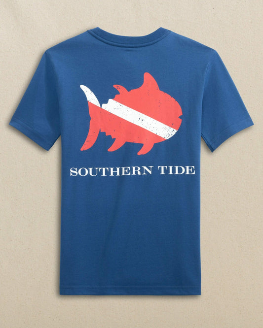 Kids Skipjack Scuba Flag Short Sleeve T-Shirt | Southern Tide Kids|Sale