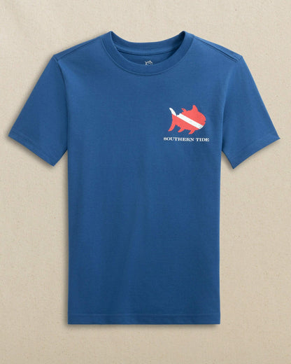 Kids Skipjack Scuba Flag Short Sleeve T-Shirt | Southern Tide Kids|Sale