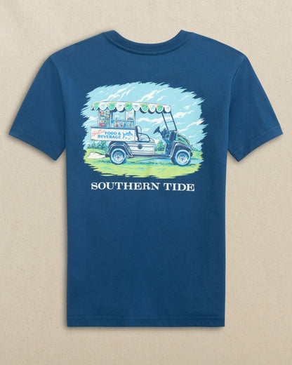 Kids Food & Beverage Cart Short Sleeve T-Shirt | Southern Tide Kids|Sale