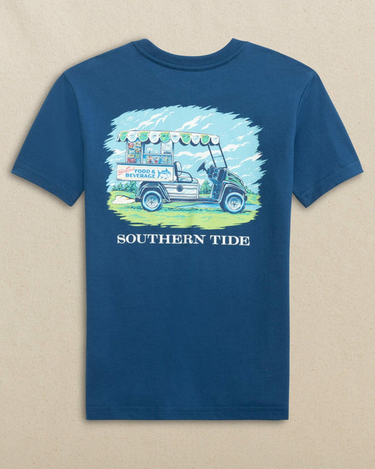 Kids Food & Beverage Cart Short Sleeve T-Shirt | Southern Tide Kids|Sale
