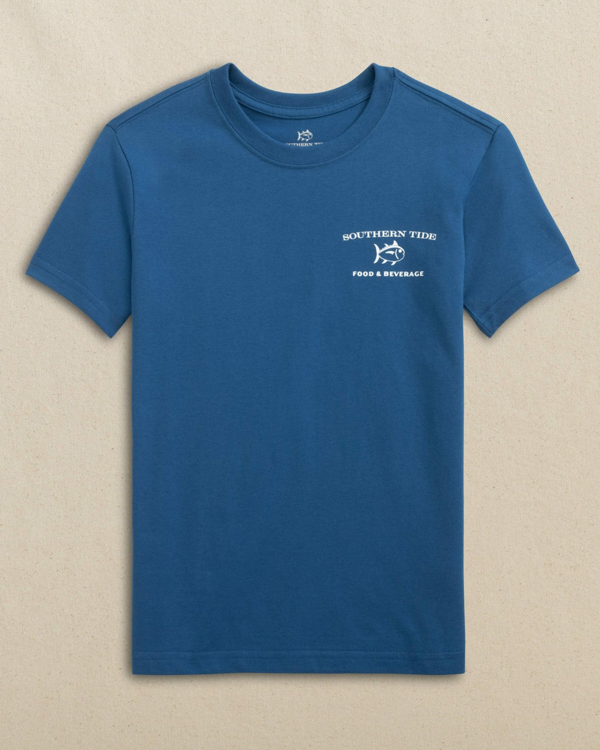 Kids Food & Beverage Cart Short Sleeve T-Shirt | Southern Tide Kids|Sale