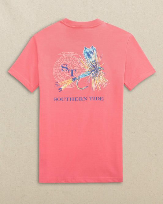 Kids Reel Fly Adams Short Sleeve T-Shirt | Southern Tide Kids|Sale