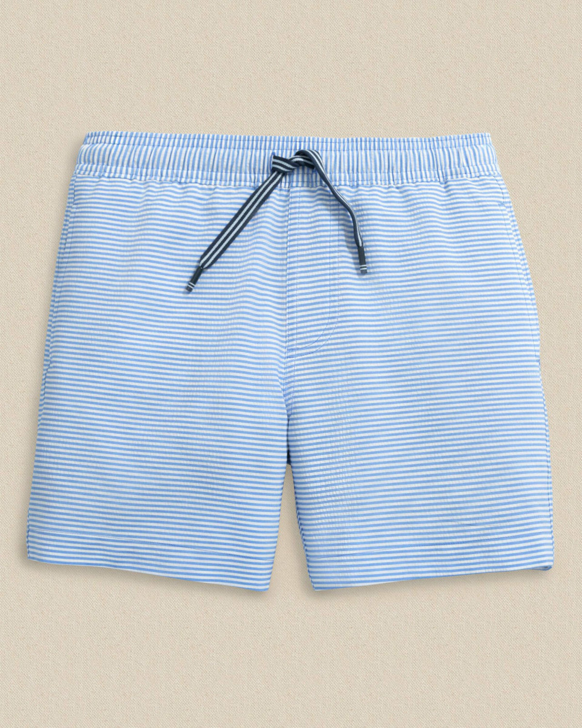Boys Gulf Haven Seersucker Stripe Maritime Swim Trunk | Southern Tide Kids