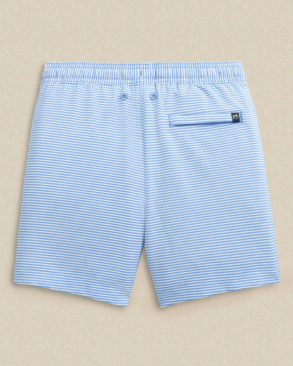 Boys Gulf Haven Seersucker Stripe Maritime Swim Trunk | Southern Tide Kids