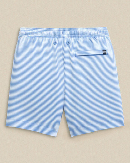 Boys Gulf Haven Seersucker Stripe Maritime Swim Trunk | Southern Tide Kids