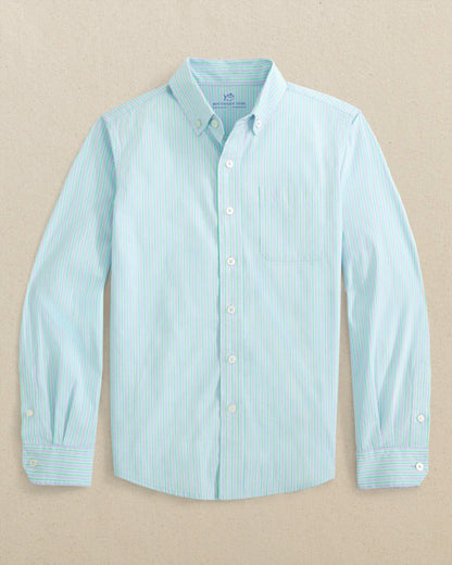 Boys Amelia Island Stripe Charleston Sport Shirt | Southern Tide Kids|Sale
