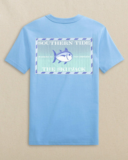 Kids Skipjack Grey Marlin Short Sleeve T-Shirt | Southern Tide Kids|Sale