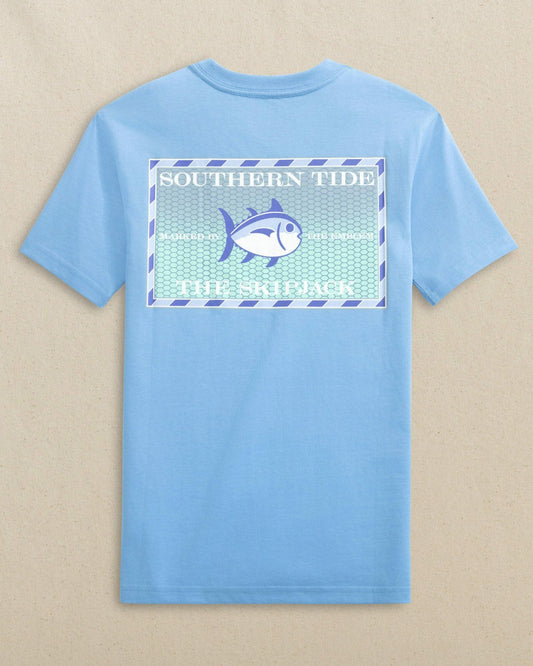 Kids Skipjack Grey Marlin Short Sleeve T-Shirt | Southern Tide Kids|Sale