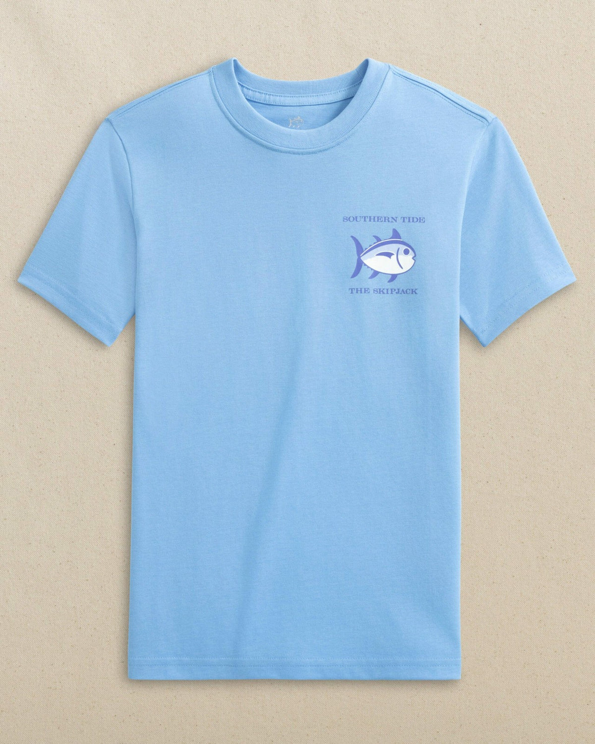 Kids Skipjack Grey Marlin Short Sleeve T-Shirt | Southern Tide Kids|Sale