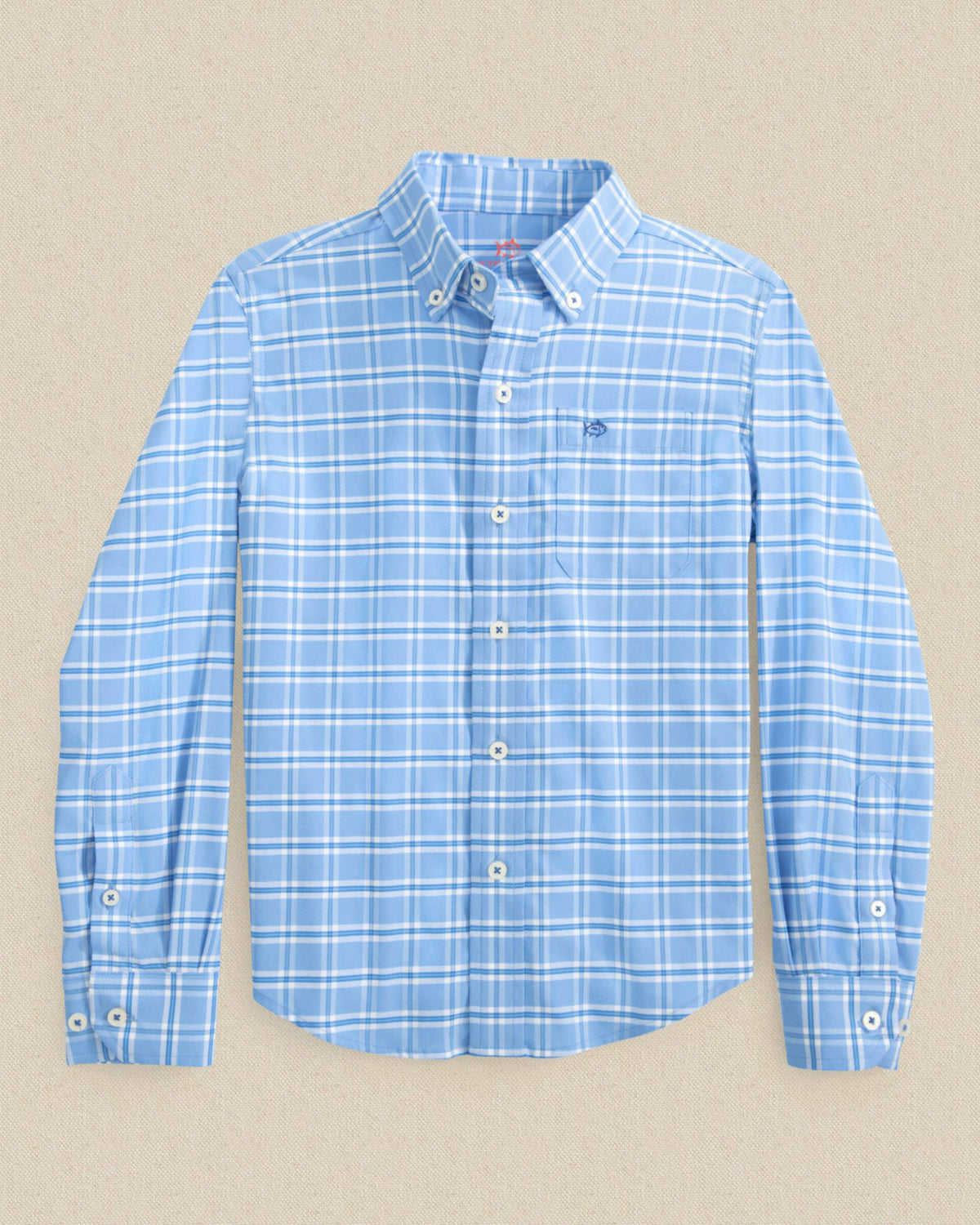 Boys South Beach Plaid Coastal Breeze® Sport Shirt | Southern Tide Kids|Sale