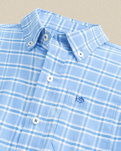 Boys South Beach Plaid Coastal Breeze® Sport Shirt | Southern Tide Kids|Sale