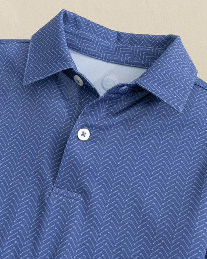Boys Driver Raise The Par Printed Performance Polo | Southern Tide Kids|Sale