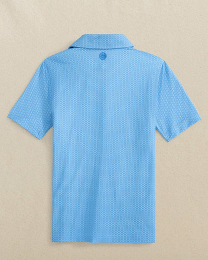 Boys Driver Seaside Geo Printed Performance Polo | Southern Tide Kids|Sale