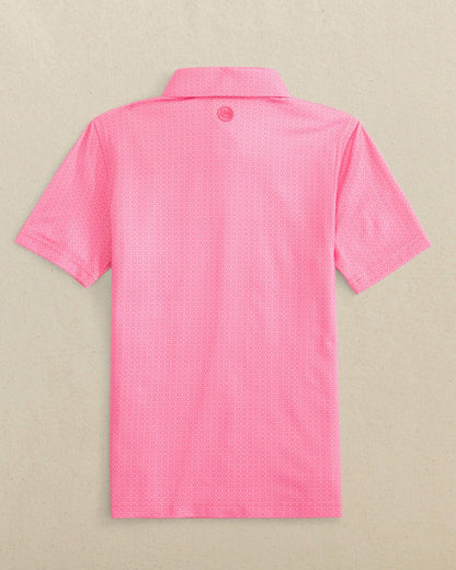 Boys Driver Seaside Geo Printed Performance Polo | Southern Tide Kids|Sale