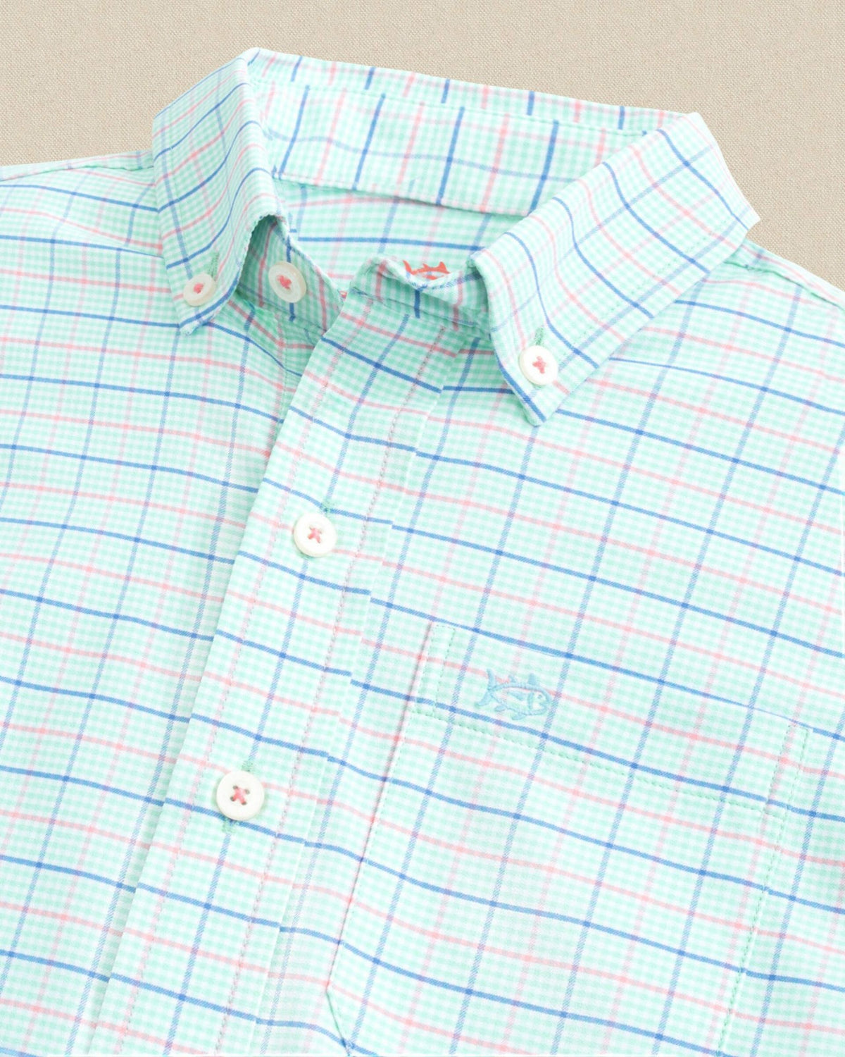 Boys Edisto Island Plaid Coastal Breeze® Sport Shirt | Southern Tide Kids|Sale
