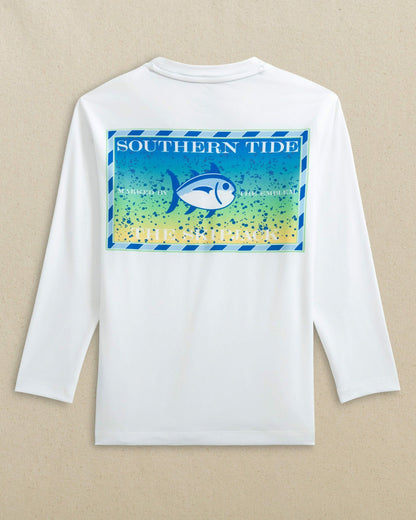 Kids Skipjack Mahi Long Sleeve Performance T-Shirt | Southern Tide Kids|Sale