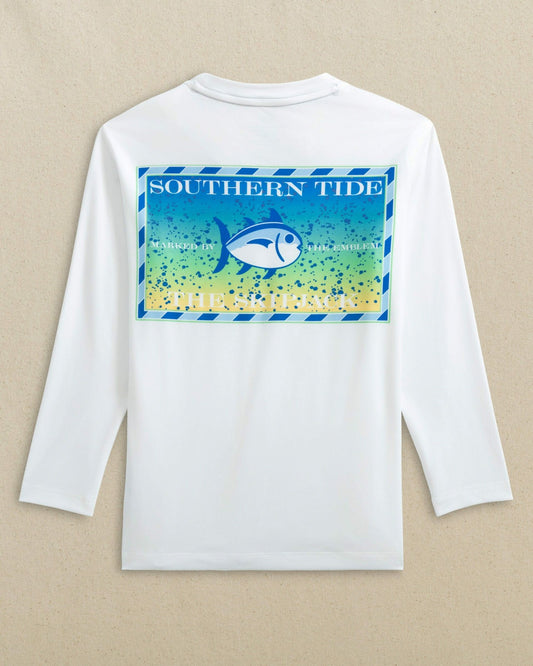 Kids Skipjack Mahi Long Sleeve Performance T-Shirt | Southern Tide Kids|Sale