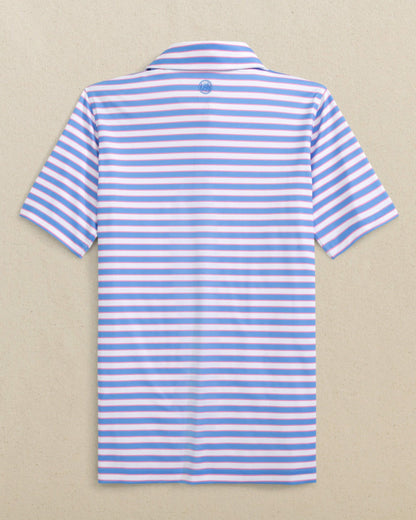 Boys Driver Waterway Stripe Performance Polo | Southern Tide Kids|Sale