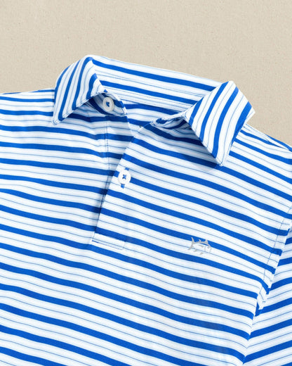 Boys Driver Ocean Hill Stripe Performance Polo | Southern Tide Kids|Sale