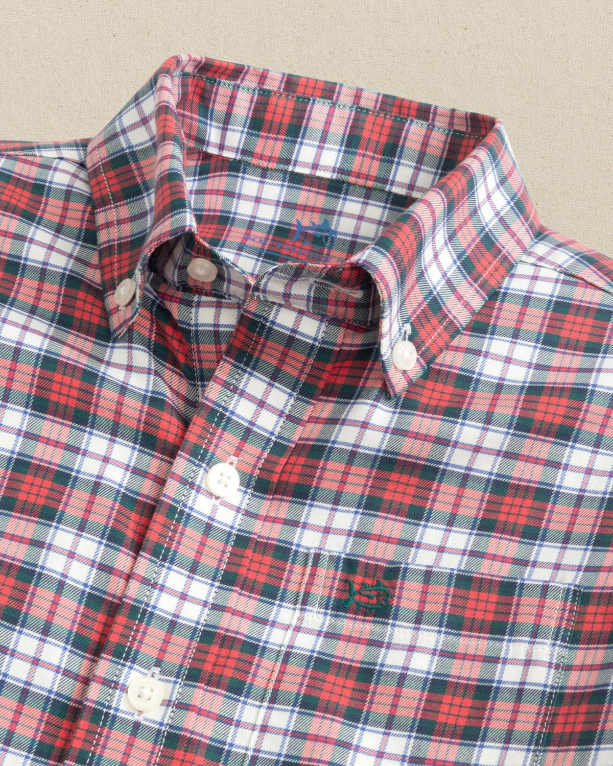 Boys MacDuff Tartan Skipjack Sport Shirt | Southern Tide Kids|Sale