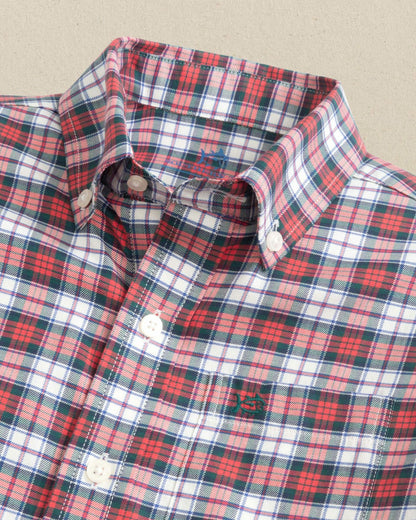 Boys MacDuff Tartan Skipjack Sport Shirt | Southern Tide Kids|Sale