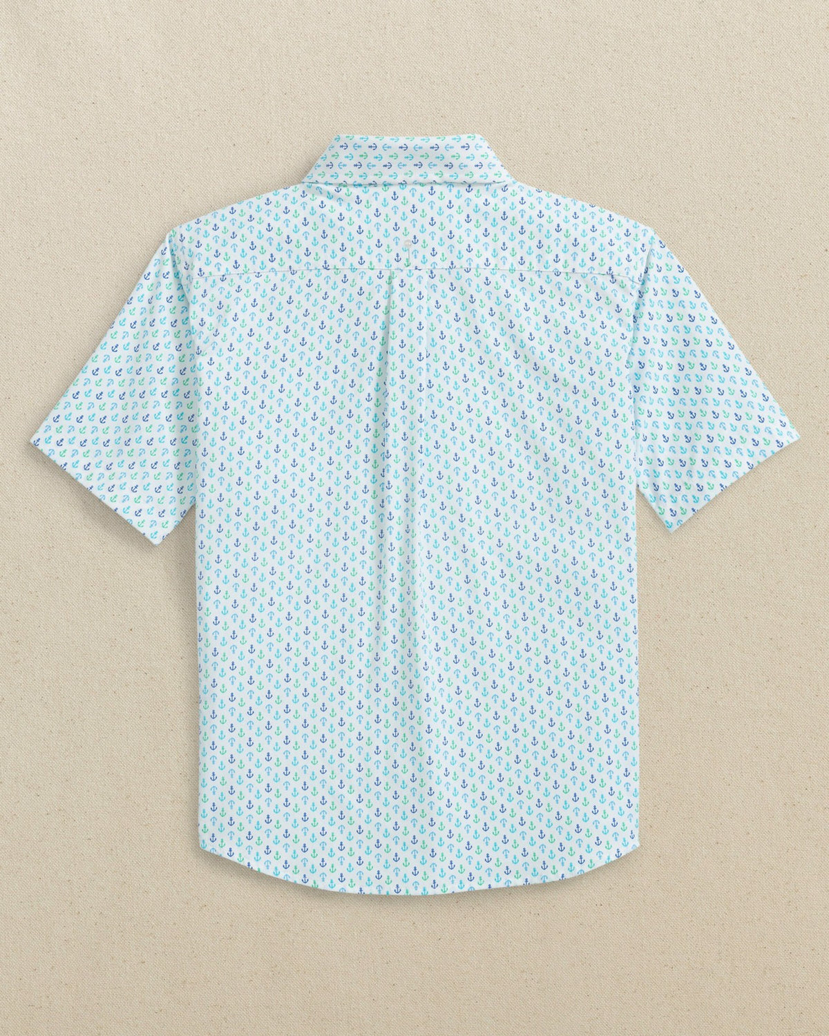 Boys Anchors Away Short Sleeve Sport Shirt | Southern Tide Kids|Sale