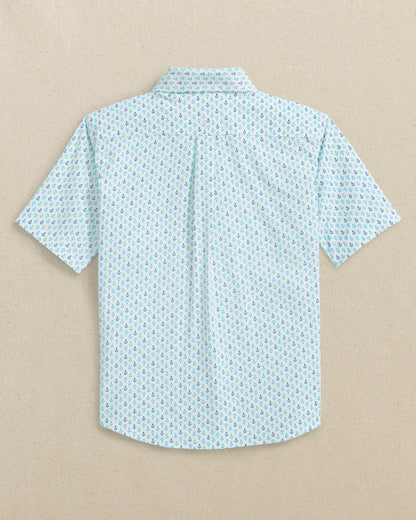 Boys Anchors Away Short Sleeve Sport Shirt | Southern Tide Kids|Sale