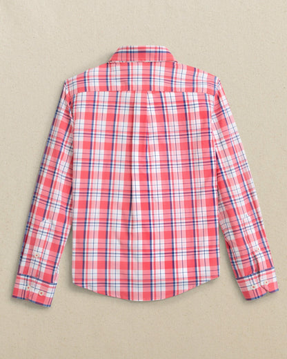 Boys Breakwater Plaid Long Sleeve Sport Shirt | Southern Tide Kids|Sale