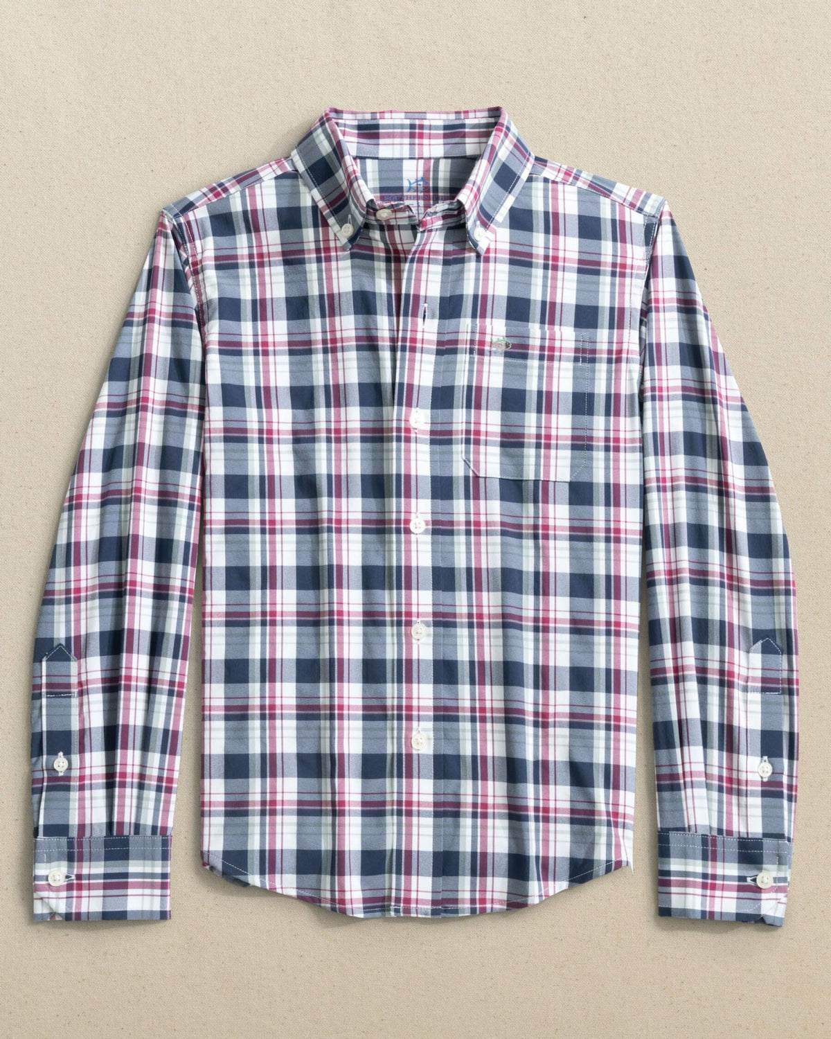 Boys Breakwater Plaid Long Sleeve Sport Shirt | Southern Tide Kids|Sale