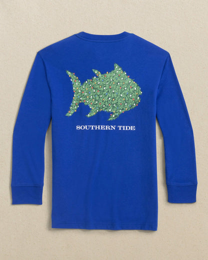 Kids Skipjack Lights Long Sleeve T-Shirt | Southern Tide Kids|Sale