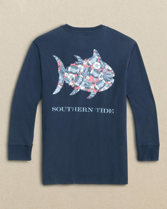 Kids Having A Ball Long Sleeve T-Shirt | Southern Tide Kids|Sale