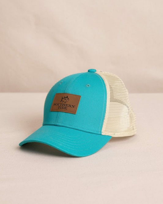 Kids ST Leather Patch Trucker Hat | Southern Tide Kids|Sale