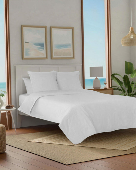 Ocean Isle White Quilt | Southern Tide Home