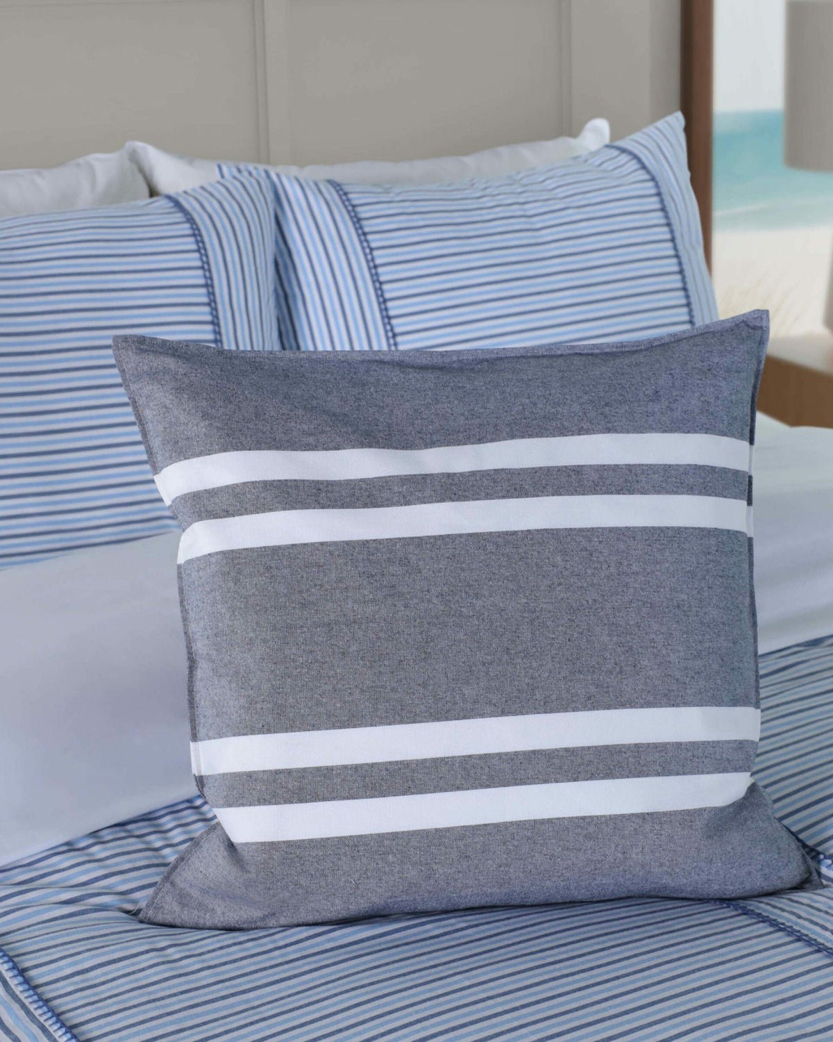 Sailor Stripe Square Decorative Pillow | Southern Tide Home