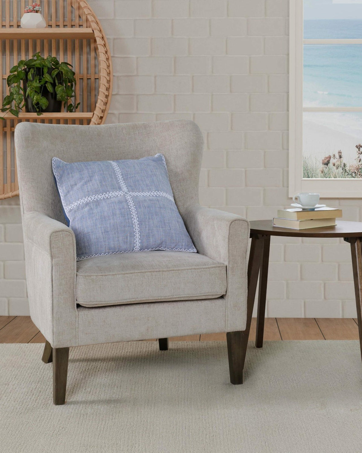 Isla Square Decorative Pillow | Southern Tide Home