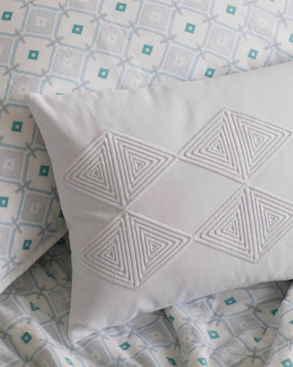 Coral Springs Medium White Decoorative Pillow | Southern Tide Home