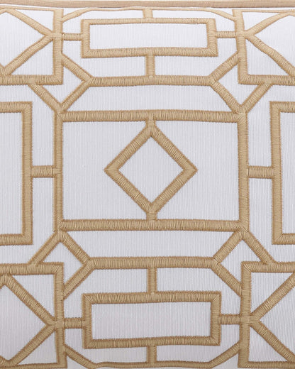Trellis Square Linen Decorative Pillow | Southern Tide Home