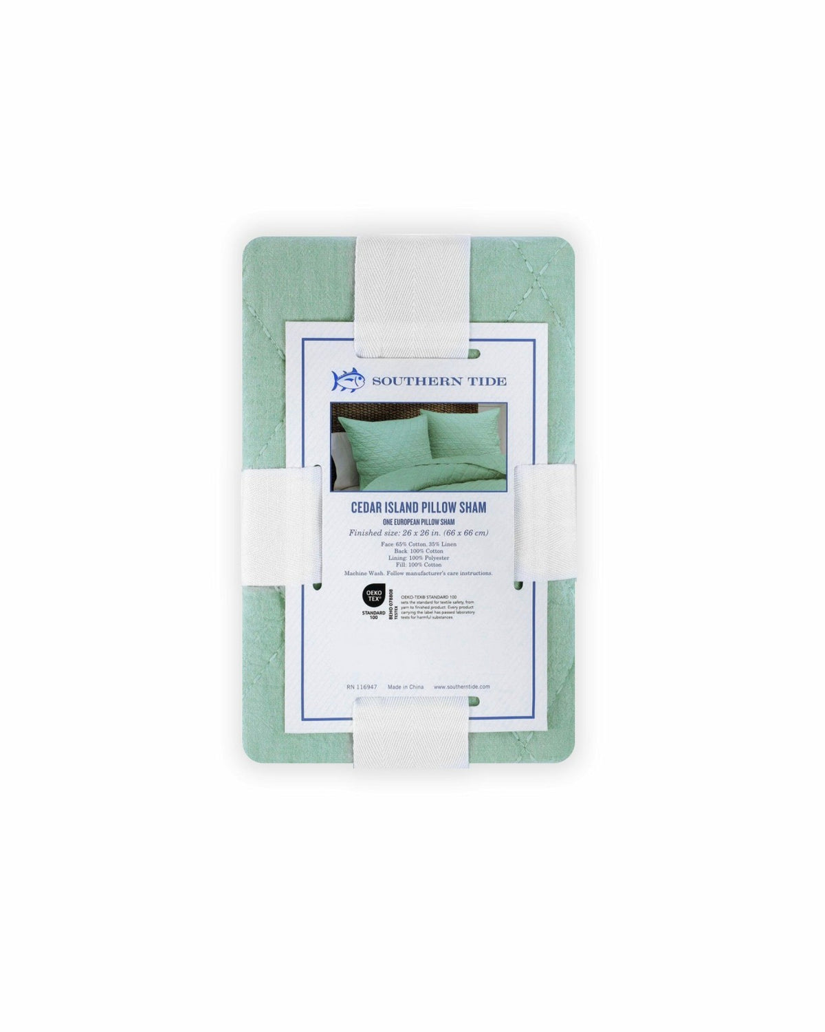 Cedar Island Euro Sham | Southern Tide Home