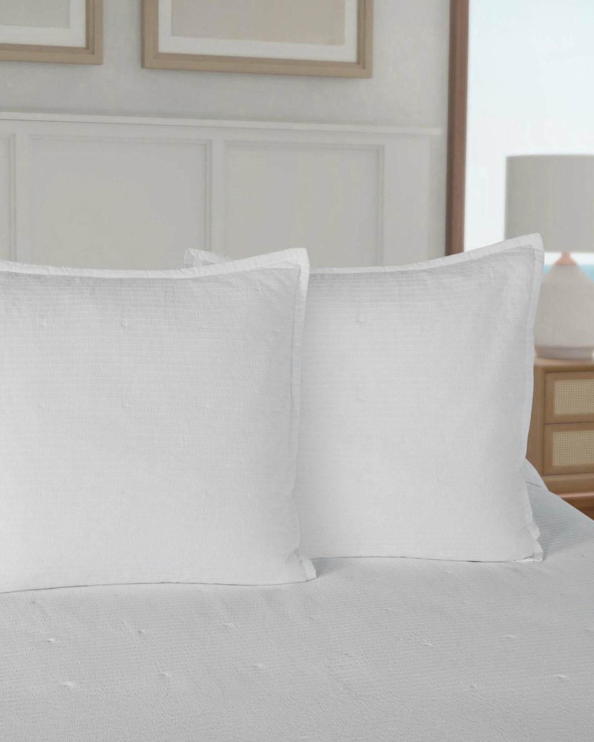 Ocean Isle White Euro Sham | Southern Tide Home