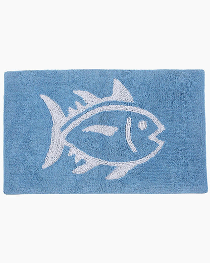Cotton Bath Rugs - Reversible Skipjack Bath Mat | Southern Tide Home