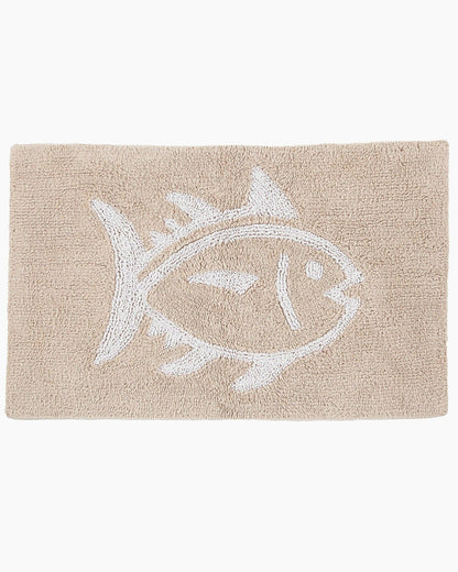 Cotton Bath Rugs - Reversible Skipjack Bath Mat | Southern Tide Home