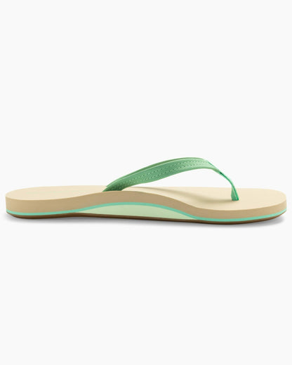 Green Leather Flipflops | Southern Tide Home