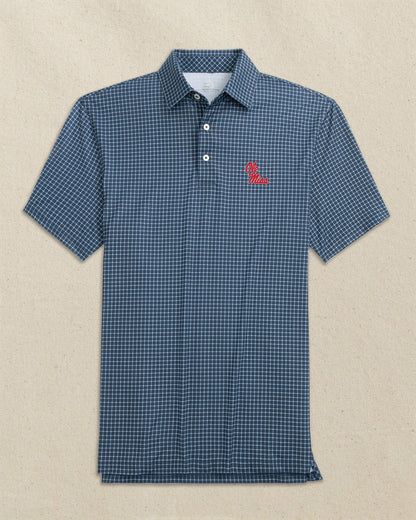 Ole Miss Rebels Driver Dunes Edge Plaid Polo | Southern Tide Collegiate