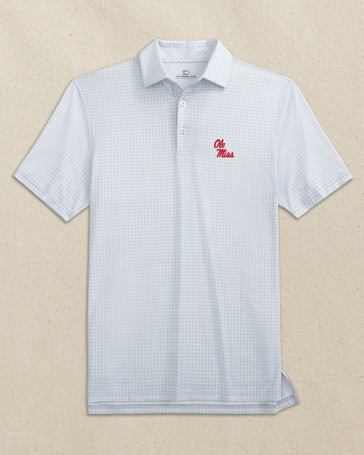 Ole Miss Rebels Driver Dunes Edge Plaid Polo | Southern Tide Collegiate