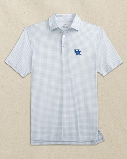 Kentucky Wildcats Driver Dunes Edge Plaid Polo | Southern Tide Collegiate