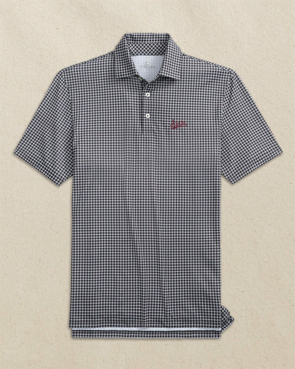 Mississippi State Script Dunes Edge Plaid Polo | Southern Tide Collegiate
