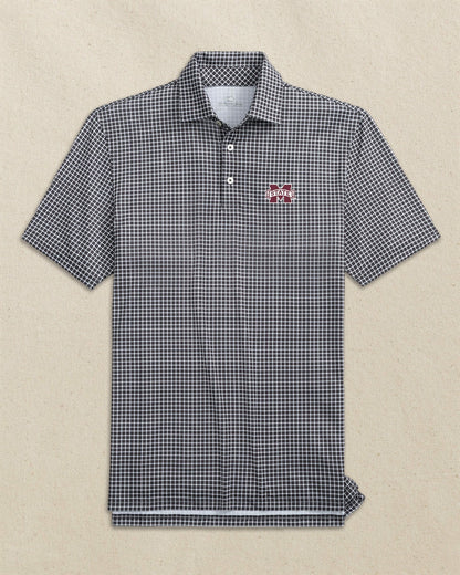 Mississippi State Bulldogs Dunes Edge Plaid Polo | Southern Tide Collegiate