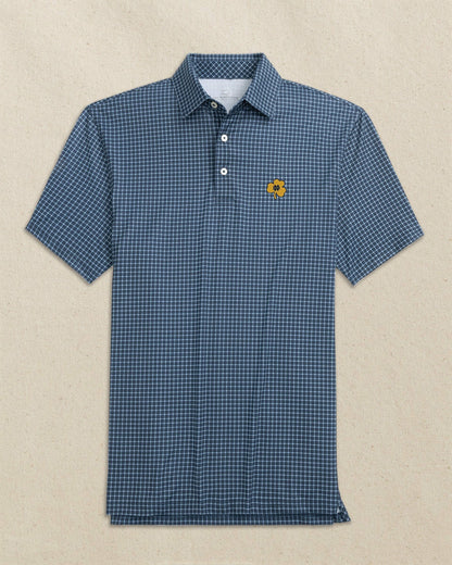 Notre Dame Shamrock Driver Dunes Edge Plaid Polo | Southern Tide Collegiate