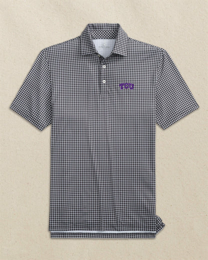 TCU Horned Frogs Driver Dunes Edge Plaid Polo | Southern Tide Collegiate