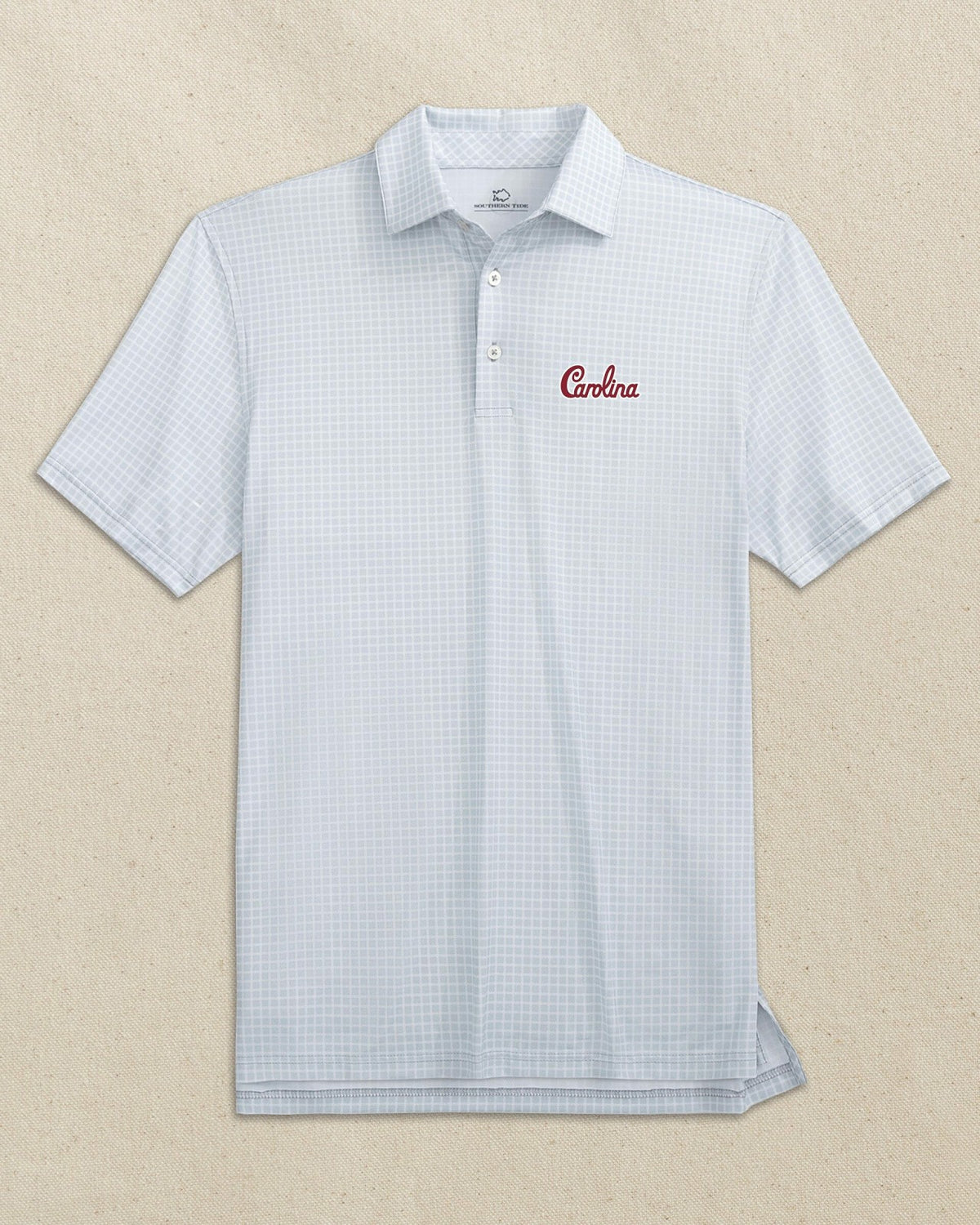 Carolina Gamecocks Driver Dunes Edge Plaid Polo | Southern Tide Collegiate